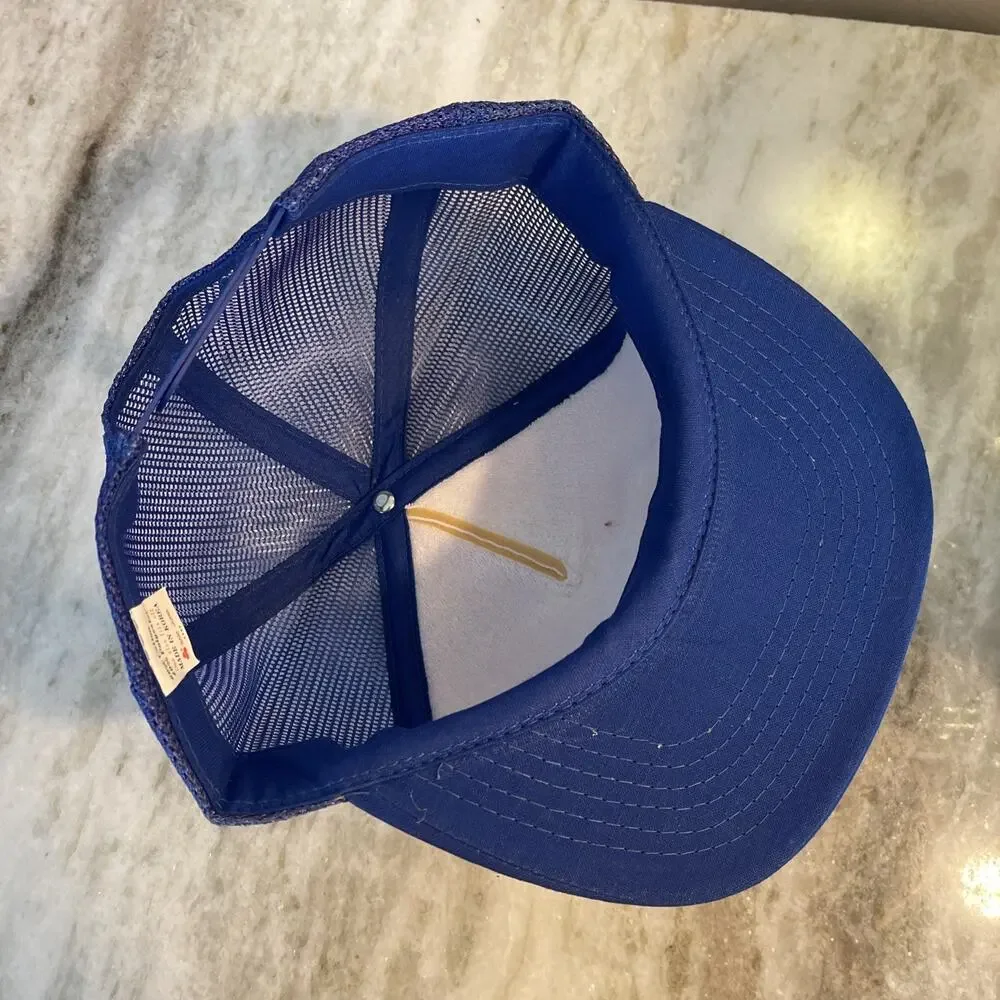 Vtg Walker Advantage Muffler Snapback Mesh Trucker Hat Cap 1980s Automotive Rare